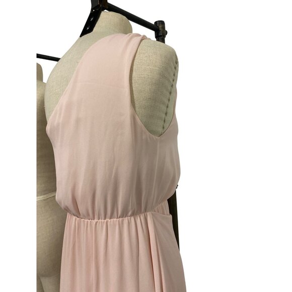 Wayf Womens One-Shoulder Dress S Blush Pink - Picture 7 of 9
